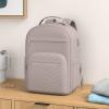 imageVANKEAN 156 Inch Laptop Backpack for Women Men Work Bag Fashion with USB Port Waterproof Backpacks Nurse Stylish Travel Bags Casual Daypacks for College Business BlackQuilted Light Dusty PinkGrey Purple