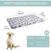 imageVANKEAN Dog Crate Pad Bed Mat Reversible Cool ampamp Warm Sleeping Mat Dog Bed for Crate for Small Dogs and Cats Machine Washable Crate Beds GreyGrey