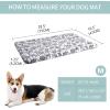 imageVANKEAN Dog Crate Pad Bed Mat Reversible Cool ampamp Warm Sleeping Mat Dog Bed for Crate for Small Dogs and Cats Machine Washable Crate Beds GreyGrey