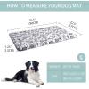 imageVANKEAN Dog Crate Pad Bed Mat Reversible Cool ampamp Warm Sleeping Mat Dog Bed for Crate for Small Dogs and Cats Machine Washable Crate Beds GreyGrey