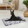 imageVANKEAN Dog Crate Pad Bed Mat Reversible Cool ampamp Warm Sleeping Mat Dog Bed for Crate for Small Dogs and Cats Machine Washable Crate Beds GreyGrey