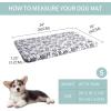 imageVANKEAN Dog Crate Pad Bed Mat Reversible Cool ampamp Warm Sleeping Mat Dog Bed for Crate for Small Dogs and Cats Machine Washable Crate Beds GreyGrey