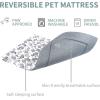 imageVANKEAN Dog Crate Pad Bed Mat Reversible Cool ampamp Warm Sleeping Mat Dog Bed for Crate for Small Dogs and Cats Machine Washable Crate Beds GreyGrey