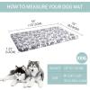 imageVANKEAN Dog Crate Pad Bed Mat Reversible Cool ampamp Warm Sleeping Mat Dog Bed for Crate for Small Dogs and Cats Machine Washable Crate Beds GreyGrey