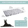 imageVANKEAN Dog Crate Pad Bed Mat Reversible Cool ampamp Warm Sleeping Mat Dog Bed for Crate for Small Dogs and Cats Machine Washable Crate Beds GreyGrey