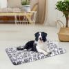 imageVANKEAN Dog Crate Pad Bed Mat Reversible Cool ampamp Warm Sleeping Mat Dog Bed for Crate for Small Dogs and Cats Machine Washable Crate Beds GreyGrey