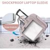 imageVANKEAN Laptop Bag Women with Wheels 156 Inch Rolling Briefcase for Women Water Repellent Overnight Rolling Computer Bag with RFID Pockets for Travel Business Work School Light Dusty PinkQuilted Light Dusty PinkGrey Purple