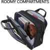 imageVANKEAN Laptop Briefcase Premium Laptop Case Fits Up to 173 Inch Business Shoulder Bag Laptop Expandable WaterRepellent Messenger Bag for Men Women Computer Bag for Travel Business Black