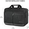 imageVANKEAN Laptop Briefcase for Men Women 173 Inch Laptop Bag Water Repellent ampamp Expandable Messenger Bag with Strap Premium Shoulder Bag Womens Briefcase Computer Bag for TravelBusiness Black