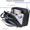 imageVANKEAN Laptop Briefcase for Men Women Fits Up to 173 Inch Laptop Expandable Premium Laptop Shoulder Bag WaterRepellent Messenger Bag Computer Bag for TravelBusinessBlack