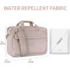 imageVANKEAN Laptop Briefcase for Women Men Fashion TSA Friendly Expandable 17 Inch Laptop Bag Waterproof Computer Bag with RFID Pocket Work Bag for Women Messenger Bags BusinessTravelCollege BlackQuilted Light Dusty Pink