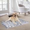 imageVANKEAN Reversible Cool and Warm Dog Bed Mat for Crates  Stylish Pad With Waterproof Inner Linings and Removable Machine Washable Cover Firm Support for Small to XXLarge Dogs GreyXL42 x 28 x 3
