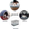imageVANKEAN Waterproof Dog Crate Pad Bed Mat Reversible WarmampampCool Removable Washable Cover ampamp Waterproof Inner Lining Pet Crate Mattress for Cats and Dogs Joint Relief Dog Bed for Crate NavyNavy