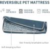 imageVANKEAN Waterproof Dog Crate Pad Bed Mat Reversible WarmampampCool Removable Washable Cover ampamp Waterproof Inner Lining Pet Crate Mattress for Cats and Dogs Joint Relief Dog Bed for Crate NavyNavy
