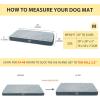 imageVANKEAN Waterproof Dog Crate Pad Bed Mat Reversible WarmampampCool Removable Washable Cover ampamp Waterproof Inner Lining Pet Crate Mattress for Cats and Dogs Joint Relief Dog Bed for Crate NavyNavy