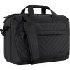 imageVANKEAN Laptop Briefcase for Women Men Fashion TSA Friendly Expandable 17 Inch Laptop Bag Waterproof Computer Bag with RFID Pocket Work Bag for Women Messenger Bags BusinessTravelCollege BlackQuilted Black