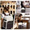 imageVANKEAN Laptop Backpack for Women with Pouch Pocket for Large Capacity Tumbler 156 Inch Laptop Computer Bag Travel Backpack PurseWaterproof Work Business College Teacher Bags BeigeLight GreenBeigecoffee